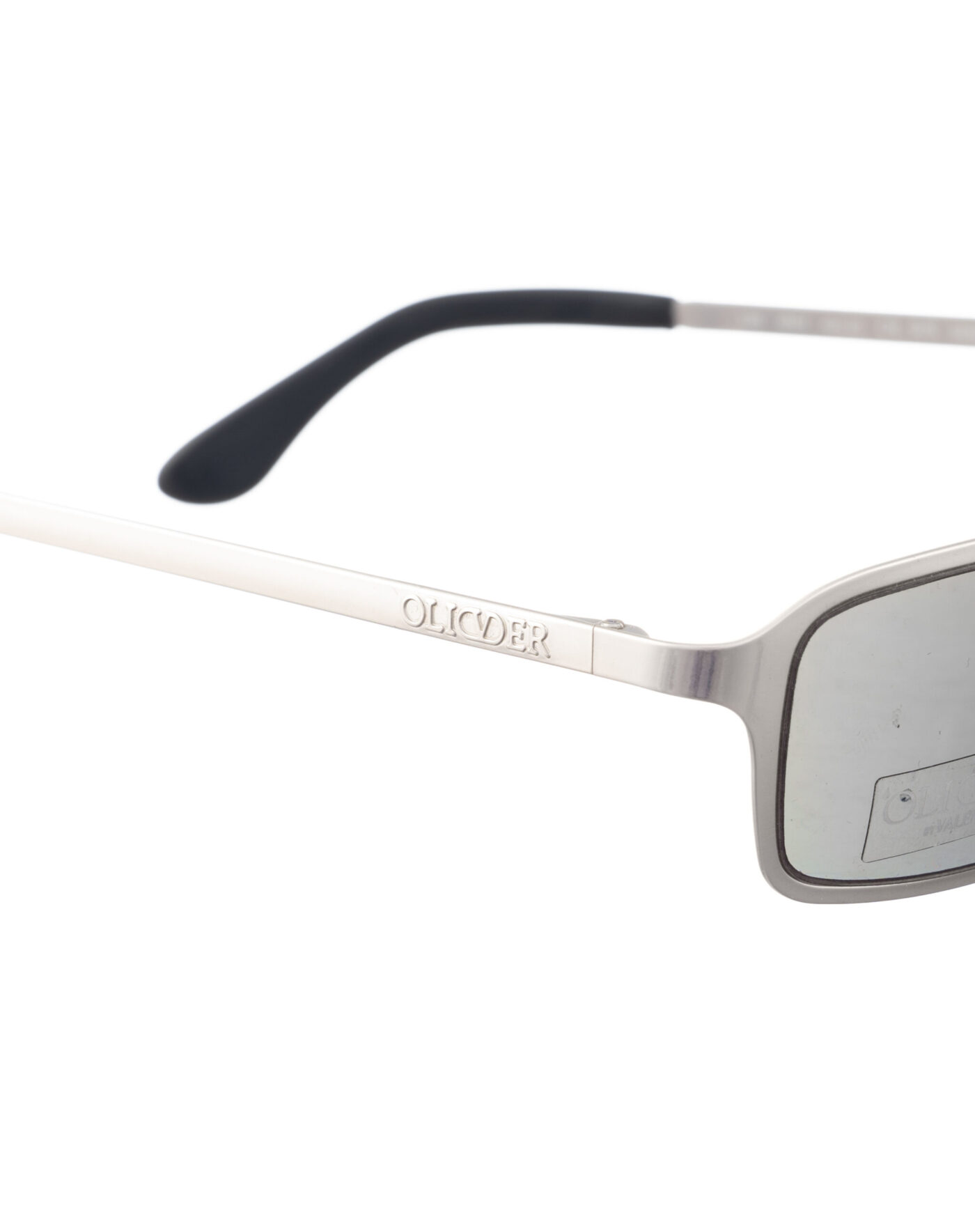 Oliver By Valentino '90s Silver Metal Rectangular Sunglasses - Image 2
