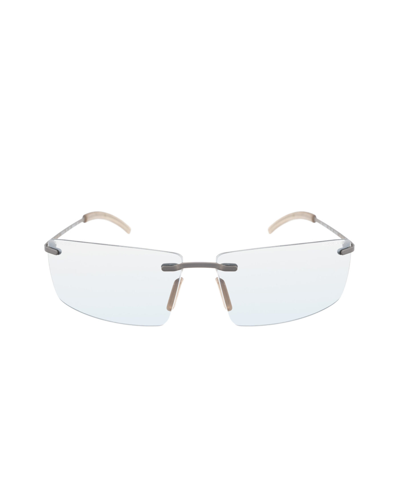 Carrera '00s Blue "Flame" Rimless Sunglasses - Image 1