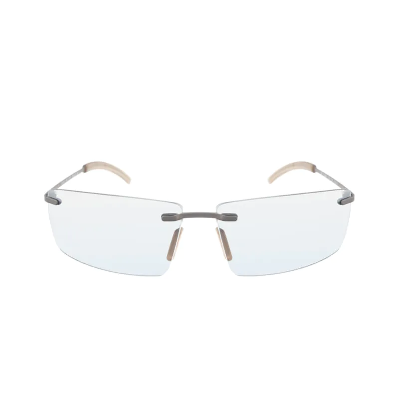 Carrera '00s Blue "Flame" Rimless Sunglasses