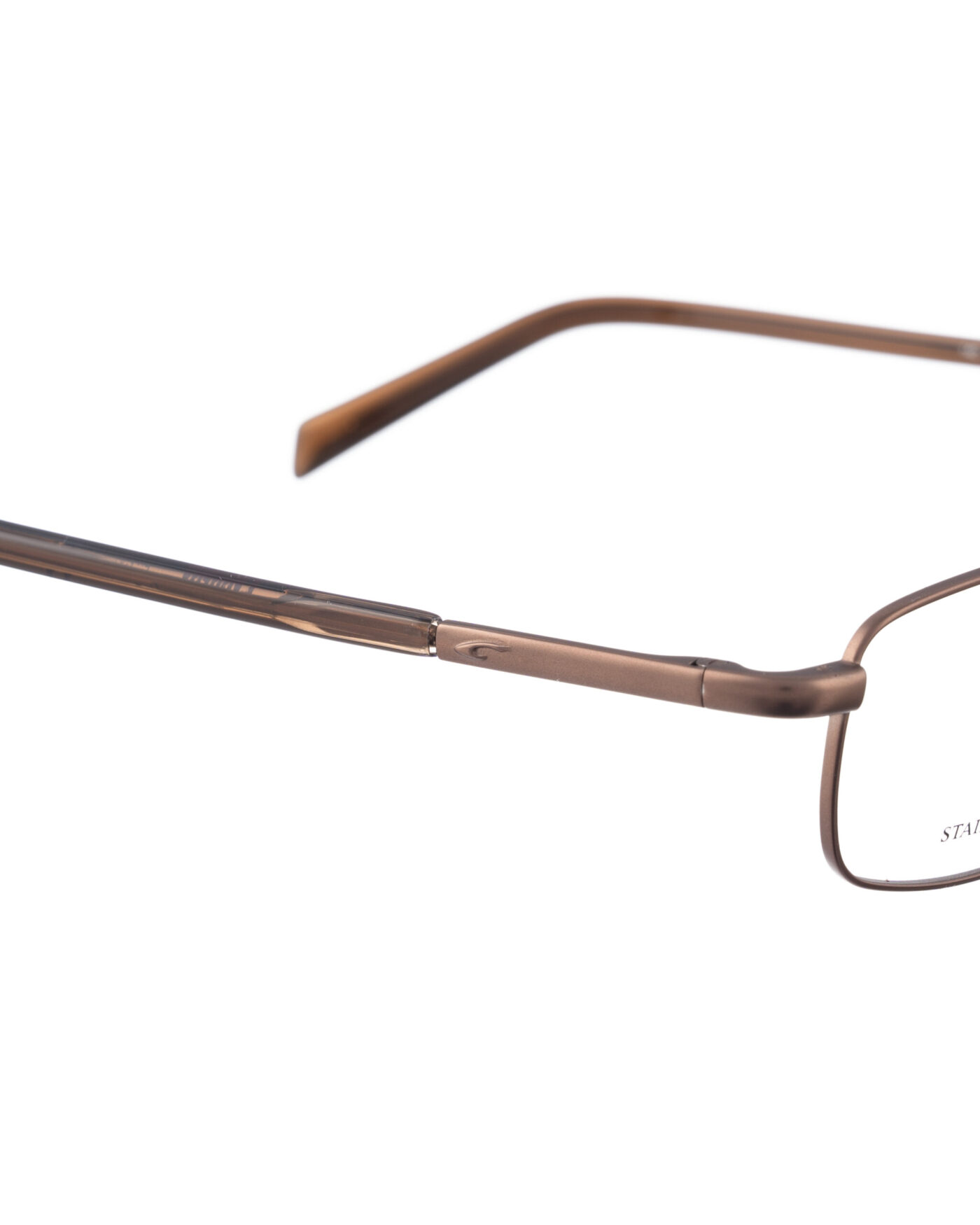Carrera 00s Brown Wire Glasses with Plastic Temples - Image 3