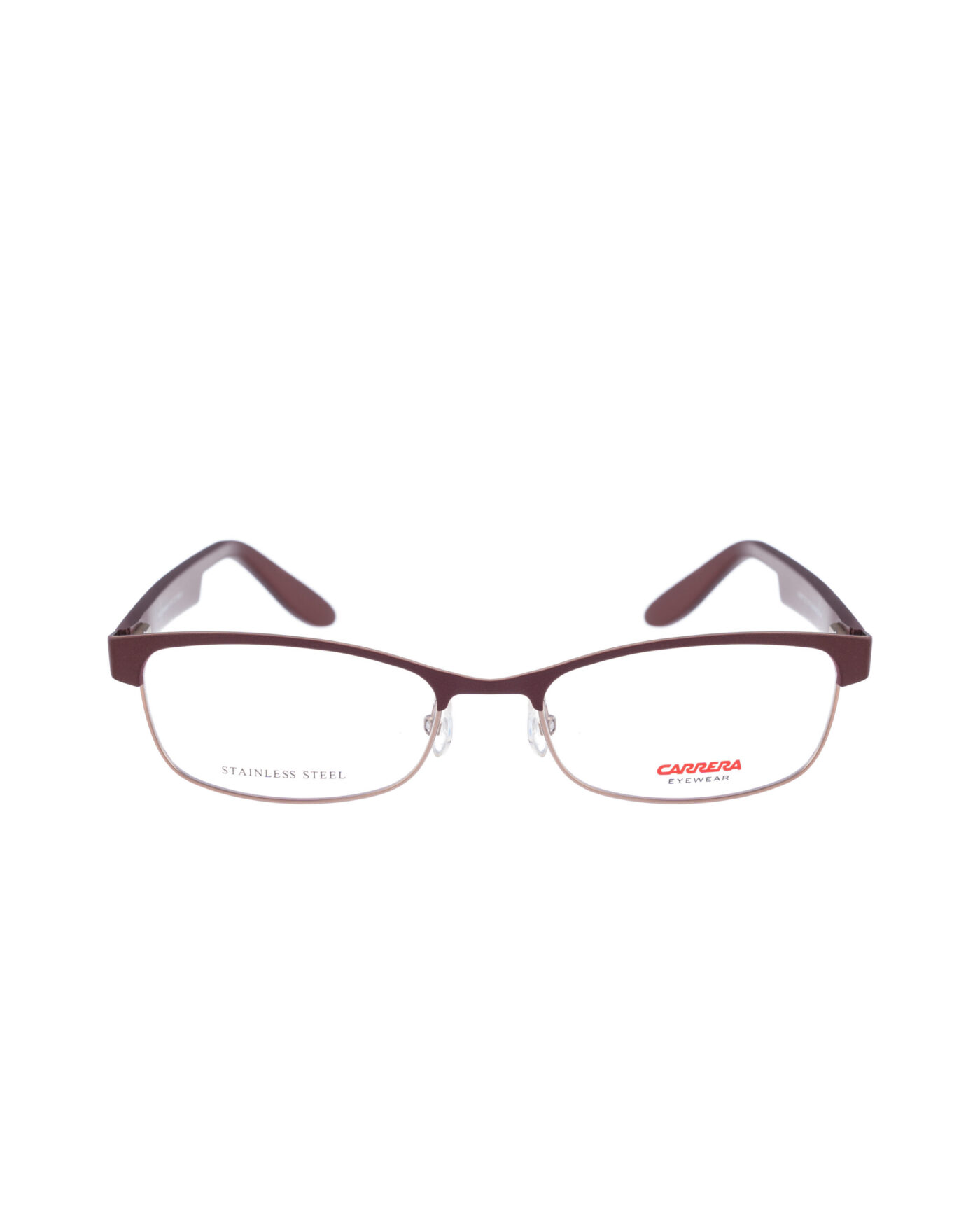 Carrera 00s Burgundy Brown Metallic Matte Glasses - Image 2