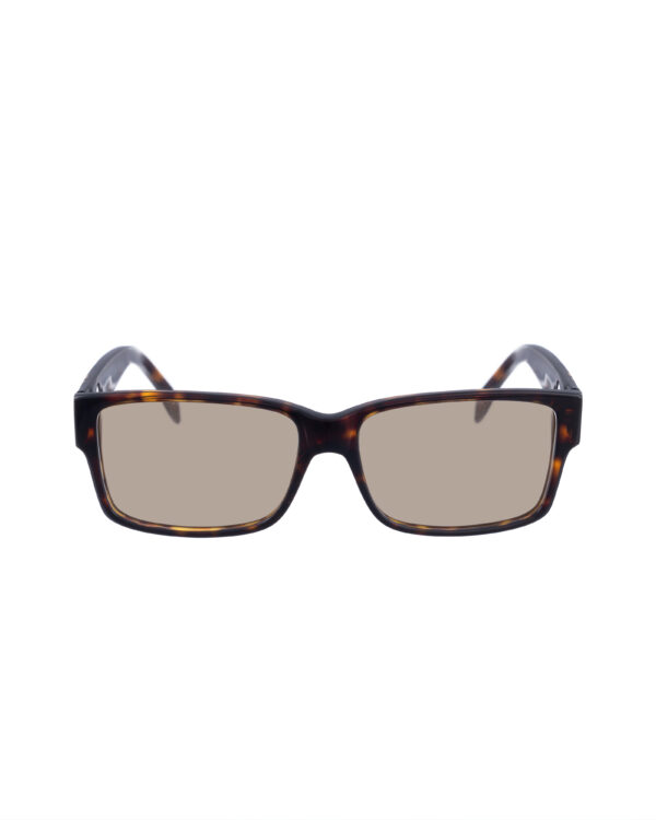 Alexander McQueen '00s Bold Nerdy Havana Sunglasses with Brown Lenses - Image 2