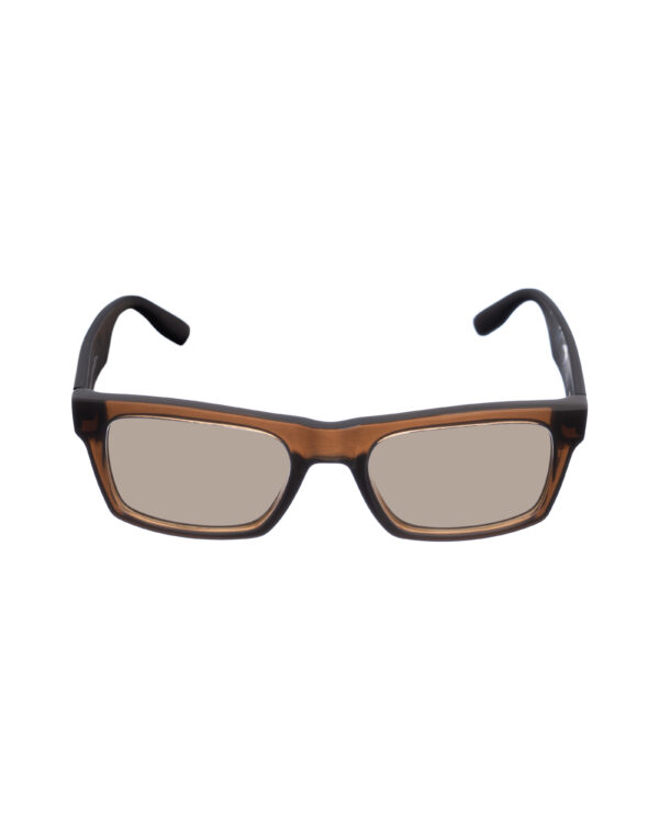 Alexander McQueen '00s Bold Nerdy Brown Sunglasses with Brown Lenses - Image 2
