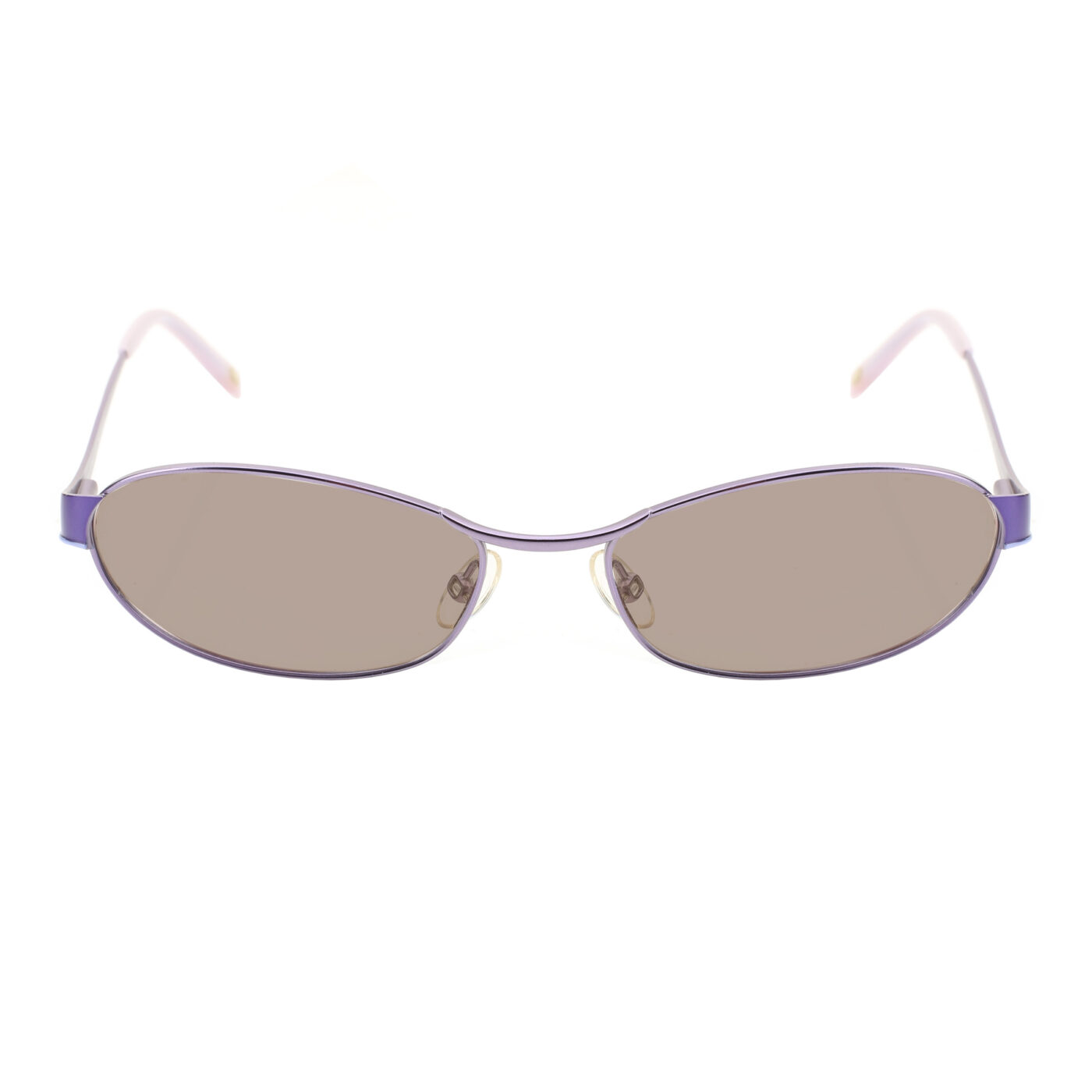 Carrera '00s Dark Violet Round Frame Sunglasses with Brown Lenses - Image 2