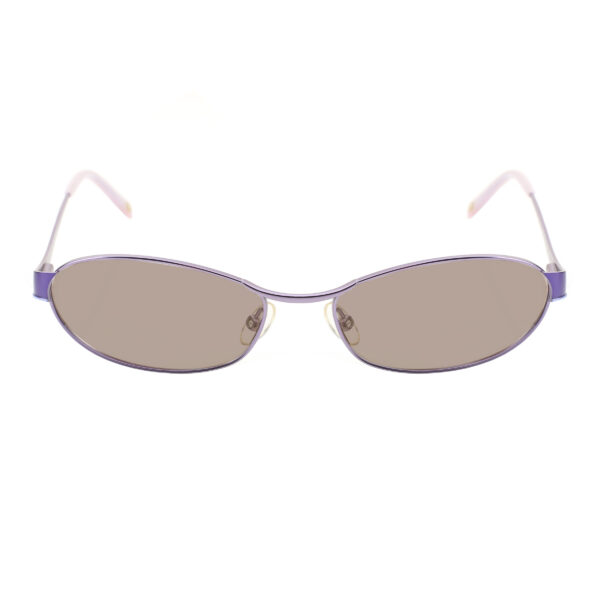 Carrera '00s Dark Violet Round Frame Sunglasses with Brown Lenses - Image 2