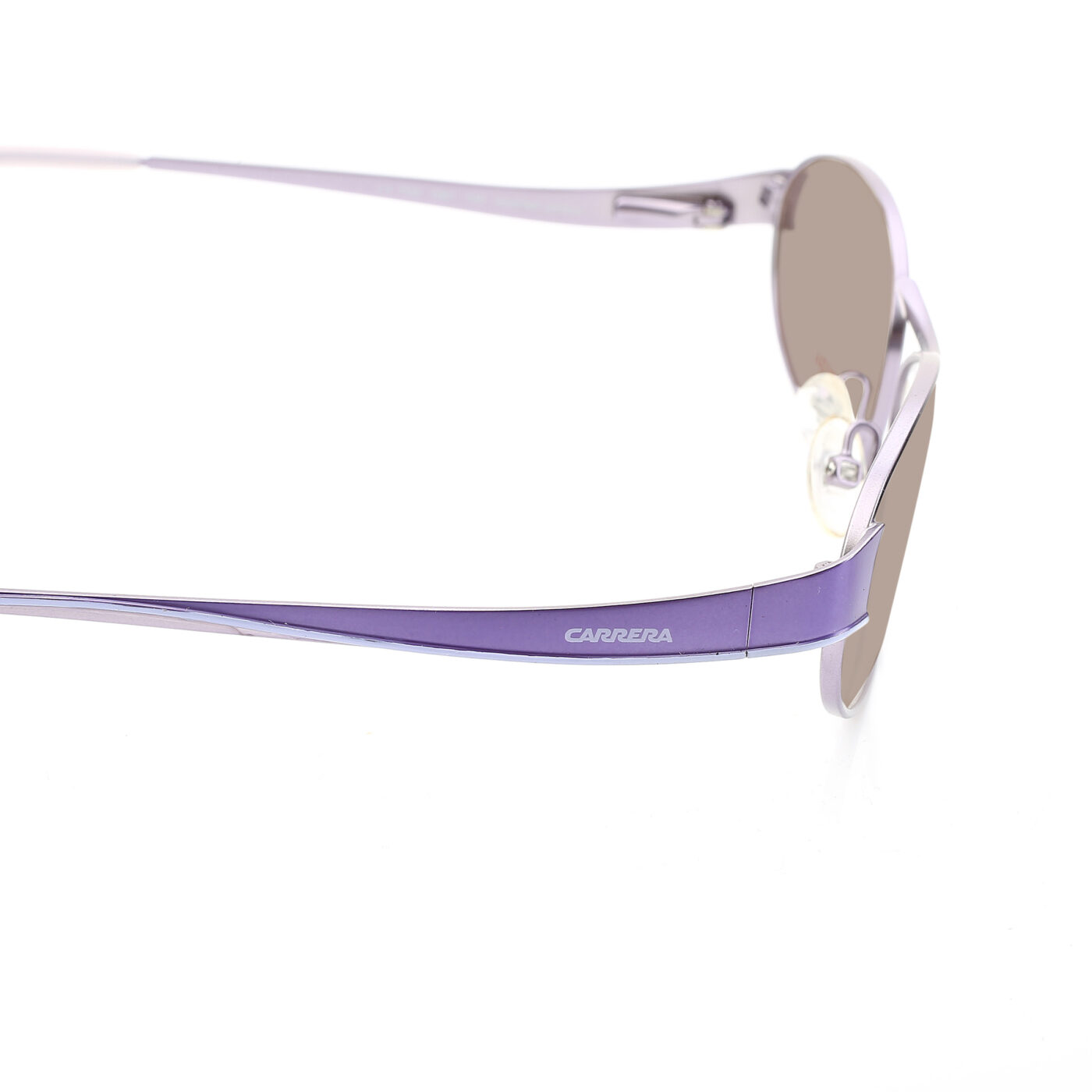 Carrera '00s Dark Violet Round Frame Sunglasses with Brown Lenses - Image 3