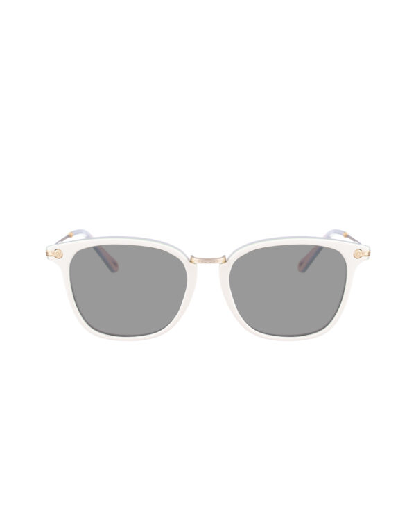 Chloe 00s Oversized Pastel and Gold Sunglasses with Black Lenses - Image 2