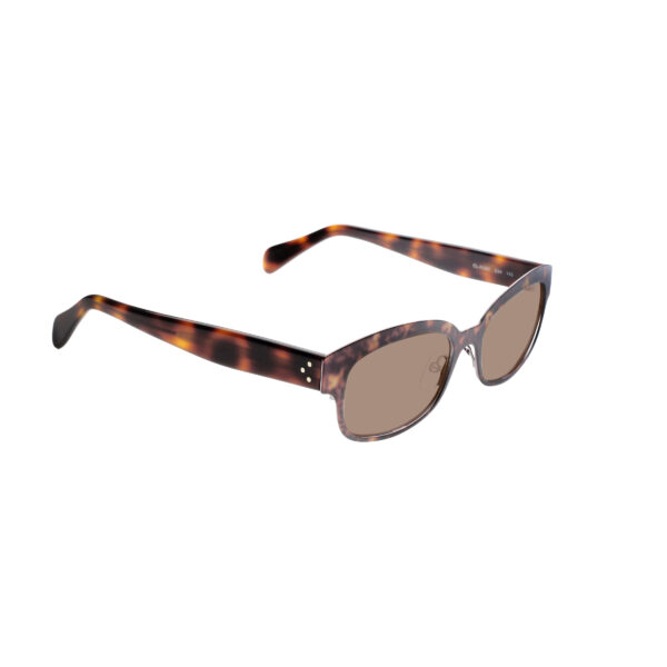 Celine Havana Brown Square-Frame Bold Sunglasses with Brown Lenses - Image 2