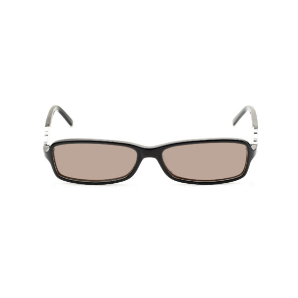 Diesel '00s Silver Signature Black Rectngular Sunglasses with Brown Lenses - Image 2