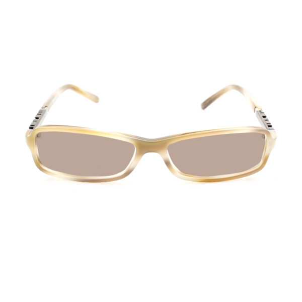 Diesel '00s Black Signature Tortoise Rectngular Sunglasses with Brown Lenses - Image 2