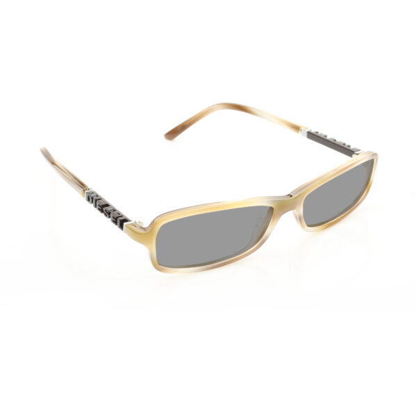Diesel '00s Black Signature Tortoise Recatngular Sunglasses with Black Lenses