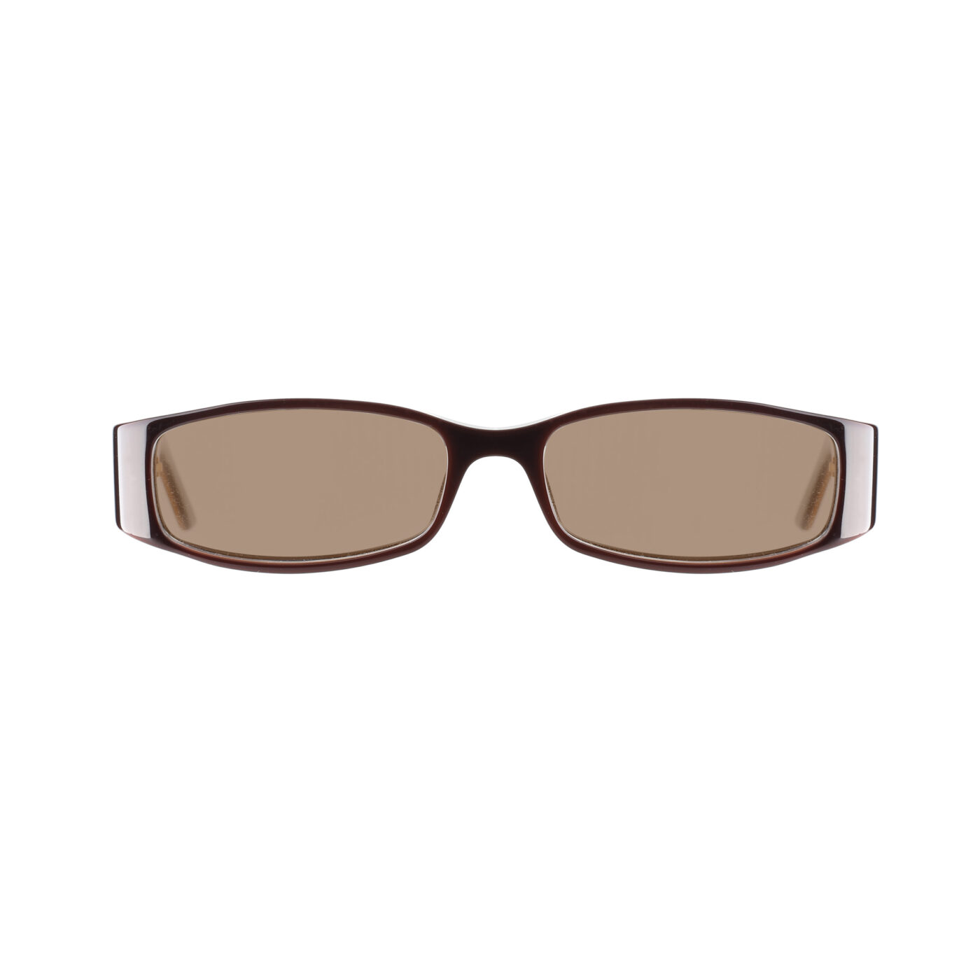 Christian Dior '00s Brown Crystal Star Flat Sunglasses with Brown Lenses - Image 2