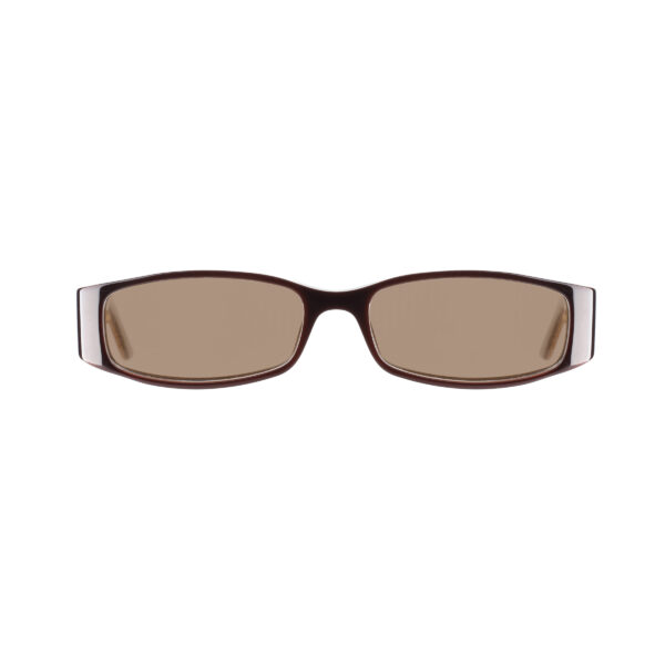 Christian Dior '00s Brown Crystal Star Flat Sunglasses with Brown Lenses - Image 2