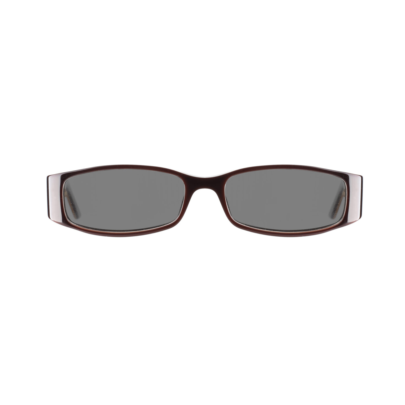 Christian Dior '00s Brown Crystal Star Flat Sunglasses with Black Lenses - Image 2