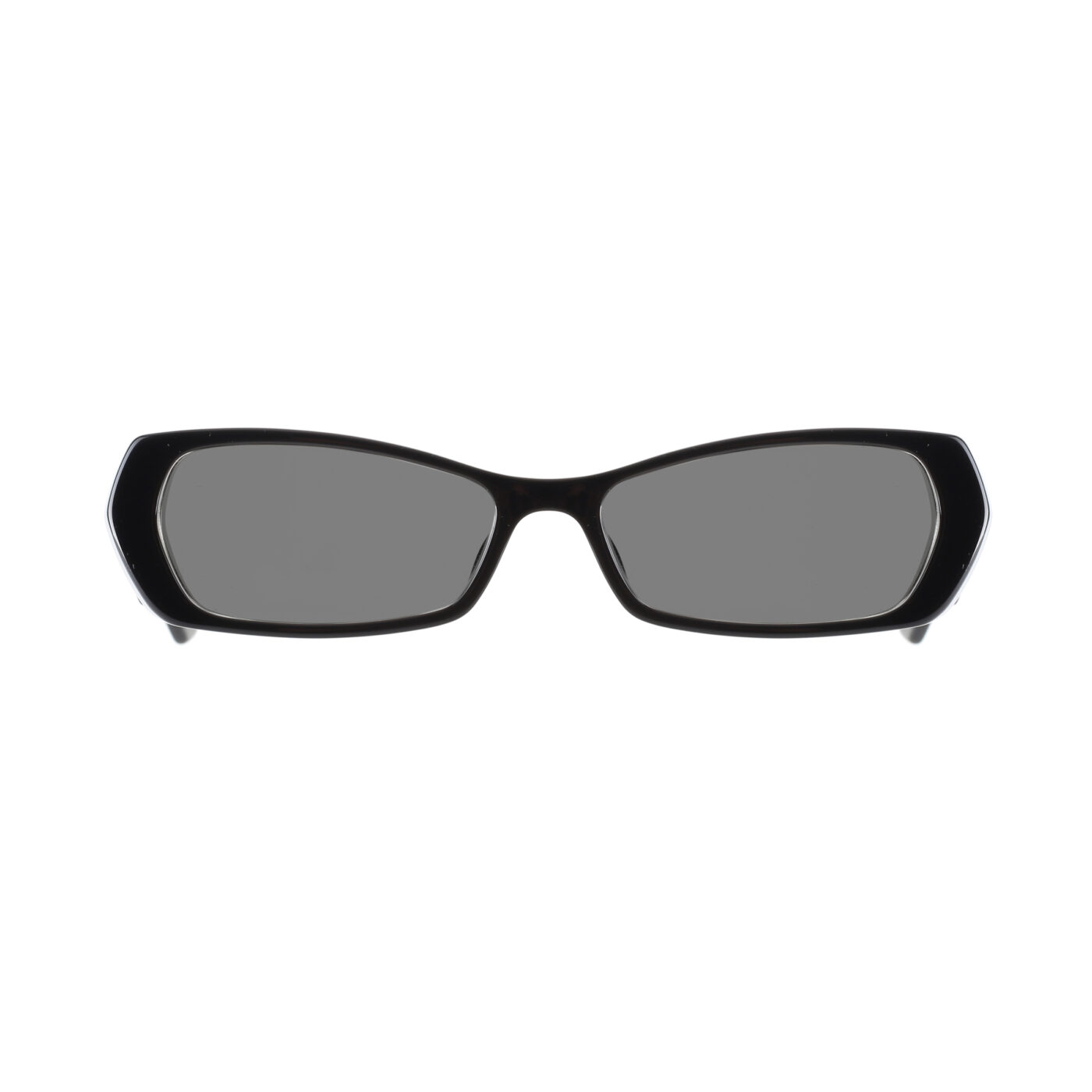 Christian Dior '00s Black Wide Plastic Frame Sunglasses with Black Lenses - Image 2