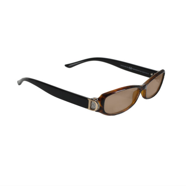Christian Dior '90s Havana Brown Signature Sunglasses with Brown Lenses