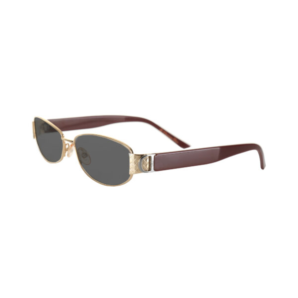 Christian Dior ’90s Gold & Brown Signature Sunglasses