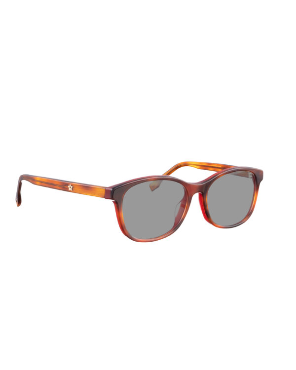 Dior 00s Dark Red Nerdy Plastic Sunglasses with Black Lenses