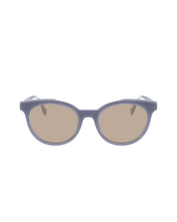 Fendi 00s Oversized Grey Classic Sunglasses with Brown Lenses - Image 2