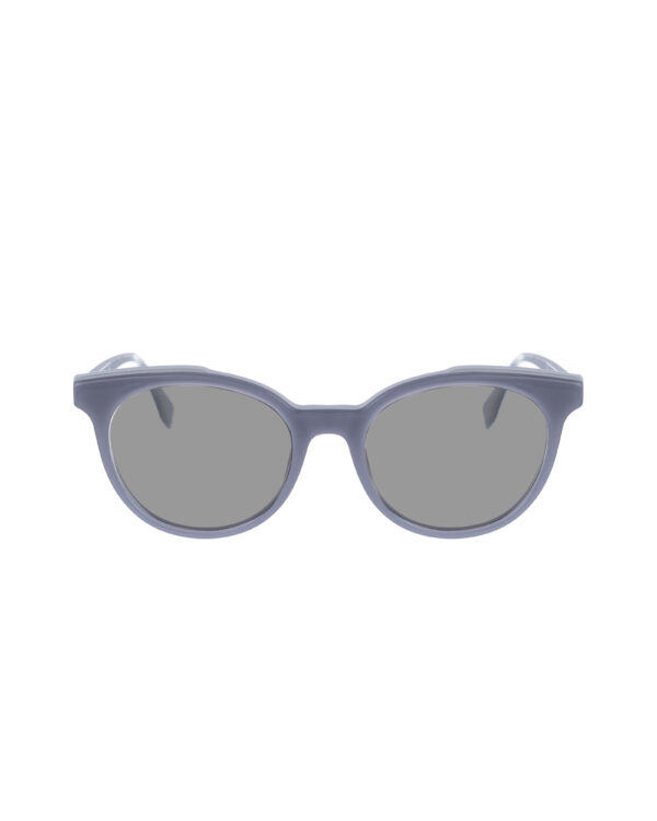 Fendi 00s Oversized Grey Classic Sunglasses with Black Lenses - Image 2