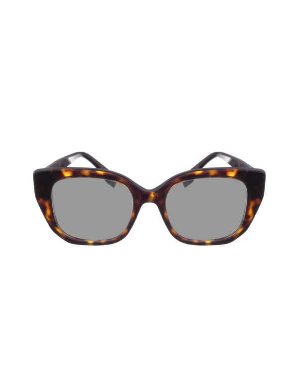 Fendi 00s Oversized Havana Classic Sunglasses with Black Lenses - Image 2