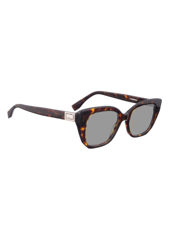 Fendi 00s Oversized Havana Classic Sunglasses with Black Lenses