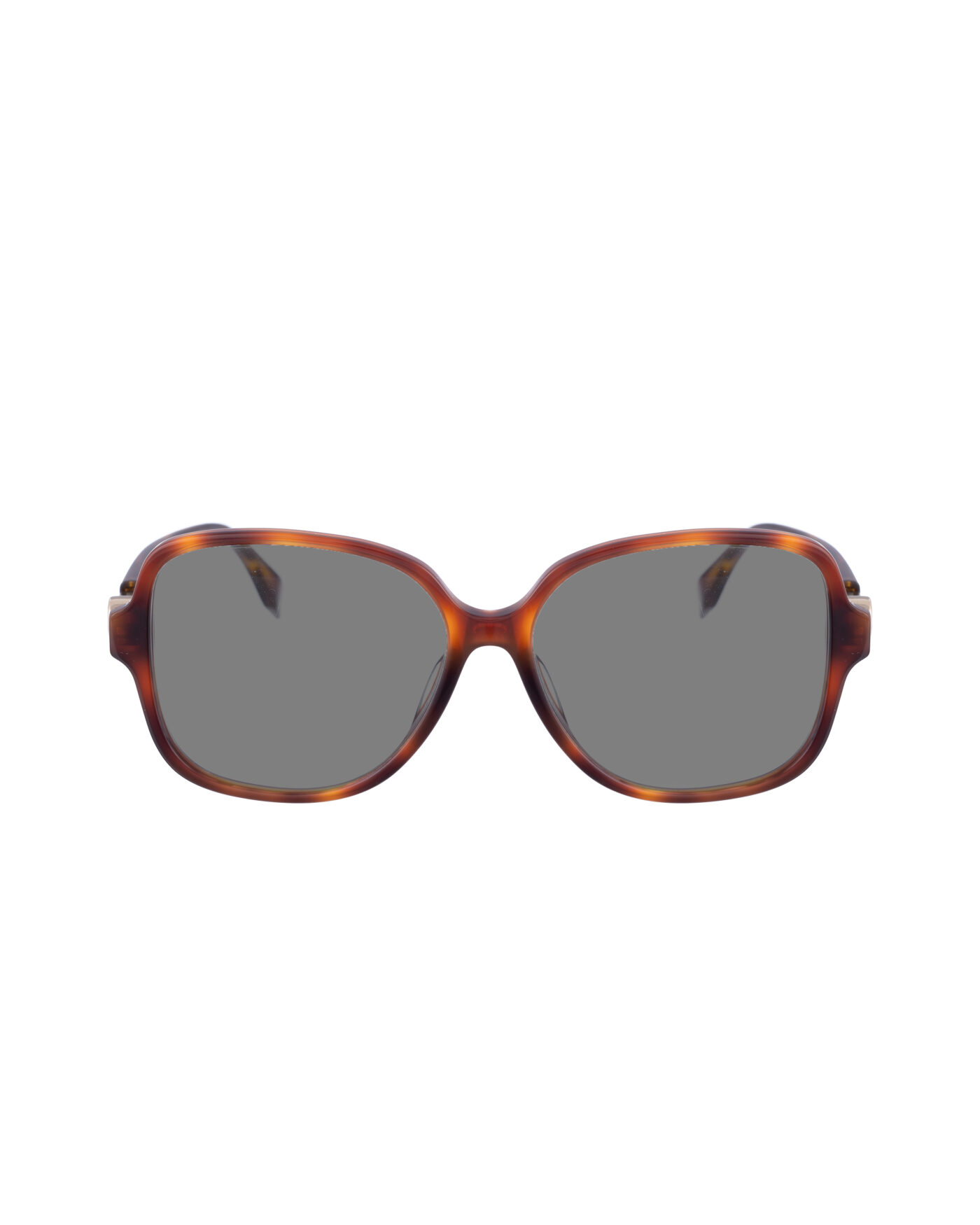 Fendi 00s Oversized Havana Retro Sunglasses with Black Lenses - Image 2