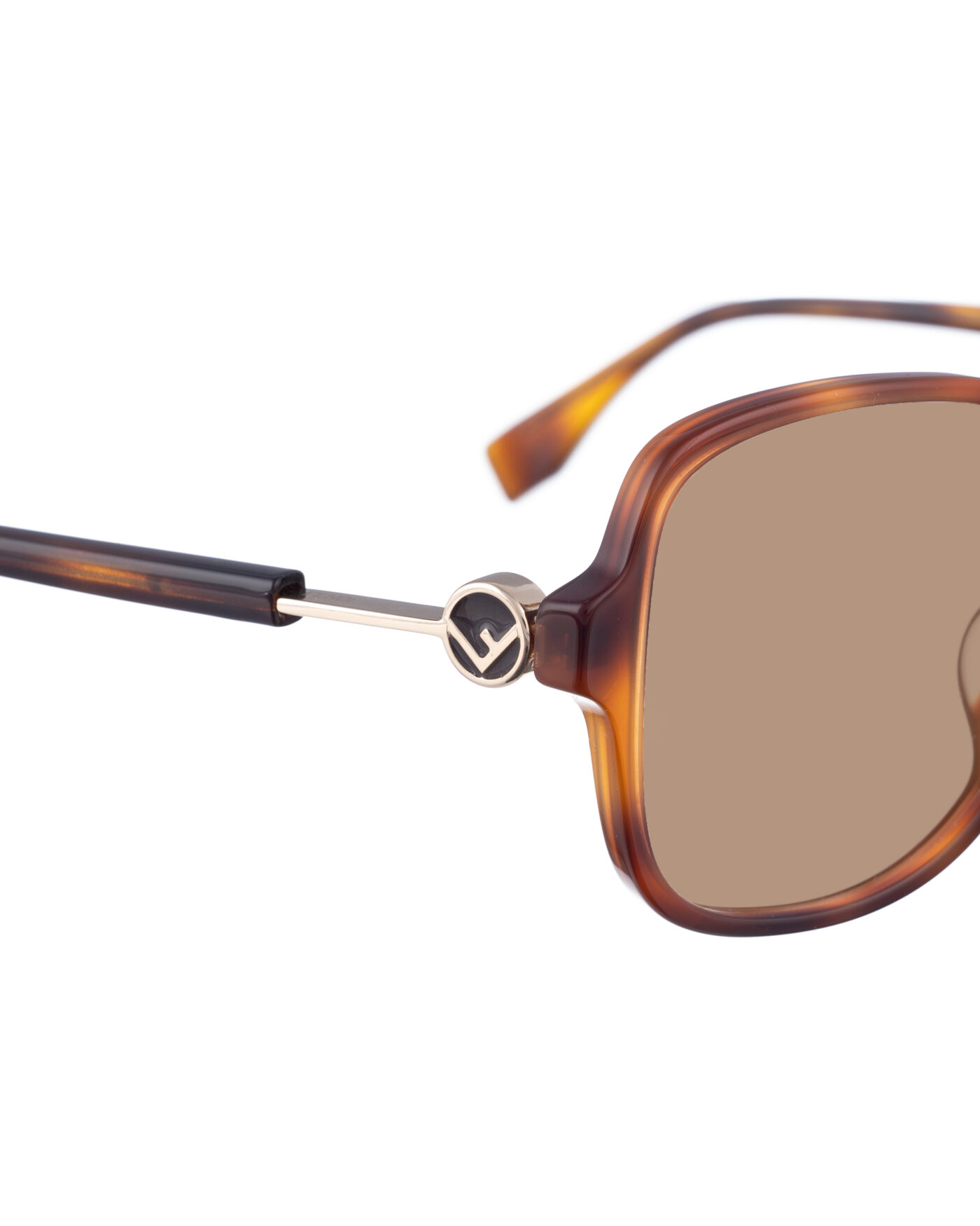 Fendi 00s Oversized Havana Retro Sunglasses with Brown Lenses - Image 3