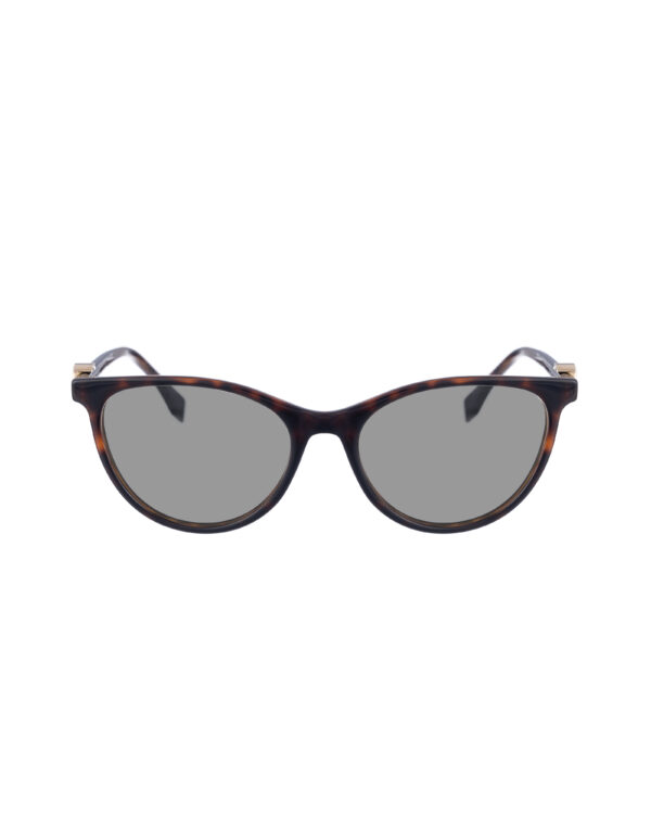 Fendi 00s Oversized Brown Cheetah Classic Sunglasses with Black Lenses - Image 2