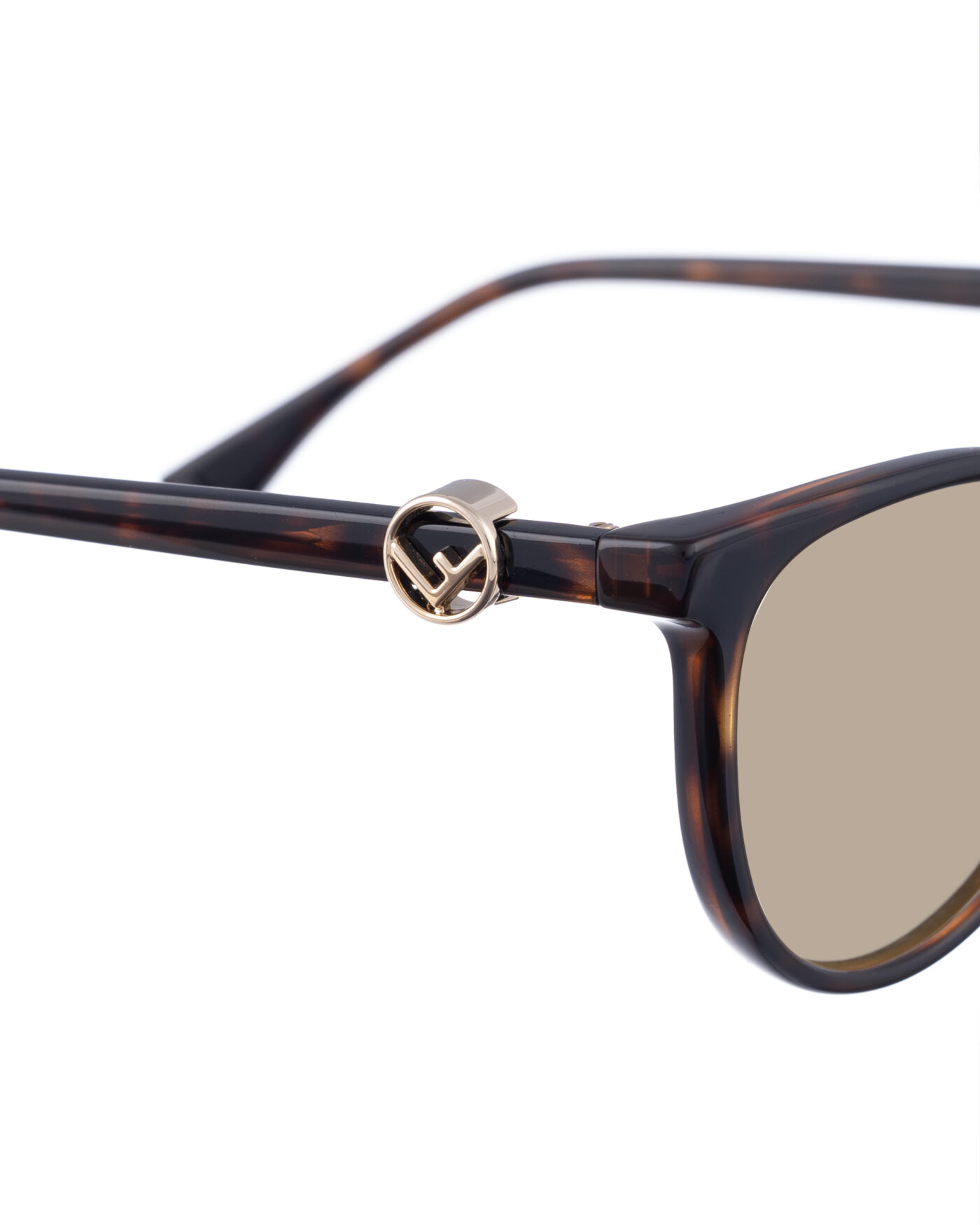 Fendi 00s Oversized Brown Cheetah Classic Sunglasses with Brown Lenses - Image 3