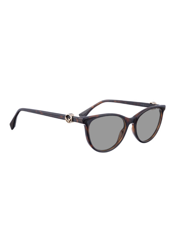 Fendi 00s Oversized Brown Cheetah Classic Sunglasses with Black Lenses