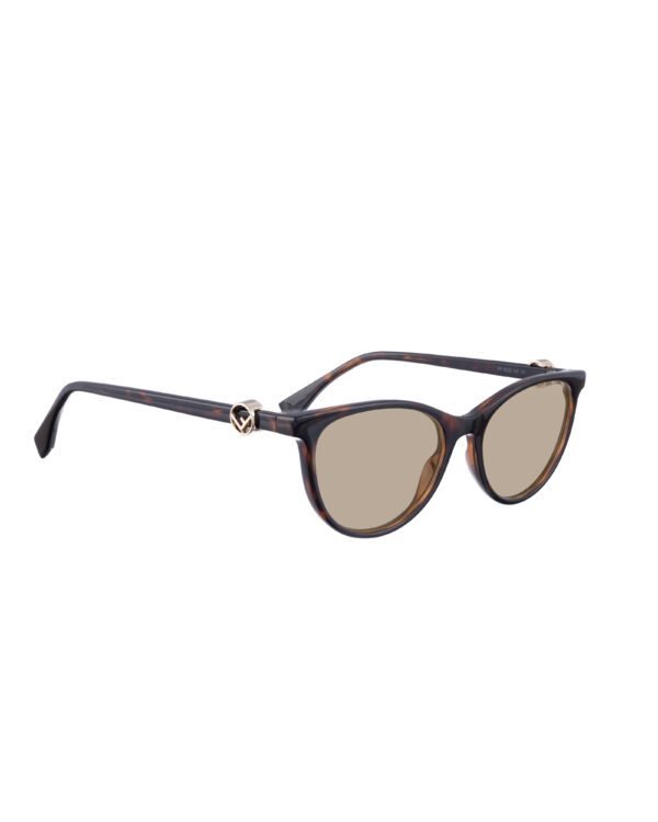 Fendi 00s Oversized Brown Cheetah Classic Sunglasses with Brown Lenses