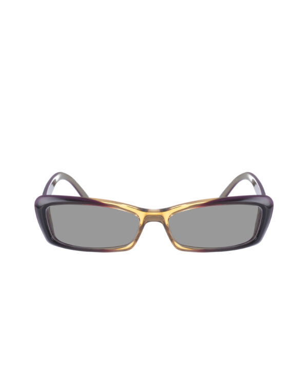Gucci 00s Cat Eye Brown Sunglasses with Hearts with Black Lenses - Image 2