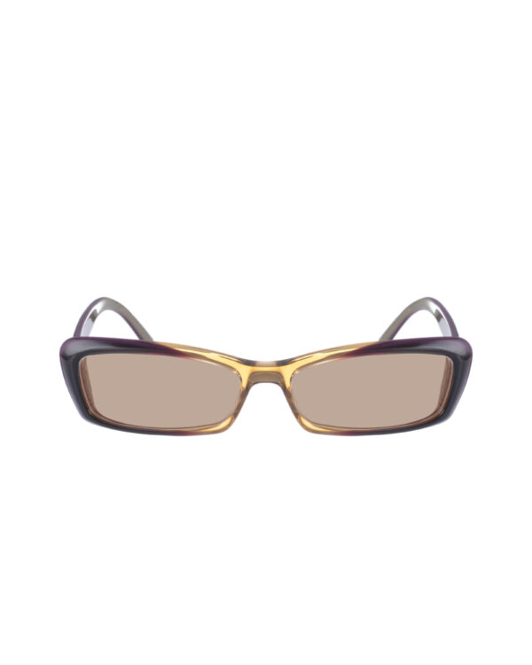 Gucci 00s Cat Eye Brown Sunglasses with Hearts with Brown Lenses - Image 2