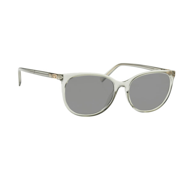 Givenchy Transparent Round Frame Glasses GV 0144 with Black Lenses