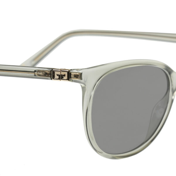 Givenchy Transparent Round Frame Glasses GV 0144 with Black Lenses - Image 3