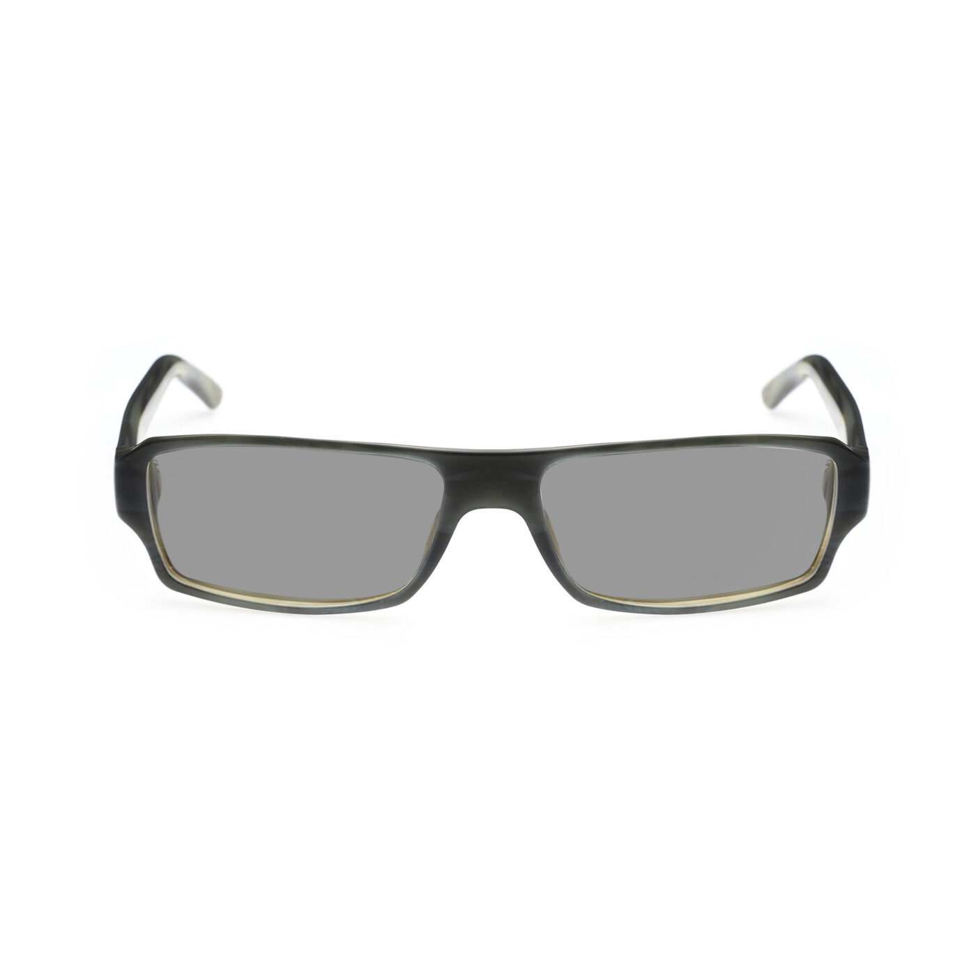 Gucci '00s Green Rectangular Frame Sunglasses with Black Lenses - Image 2