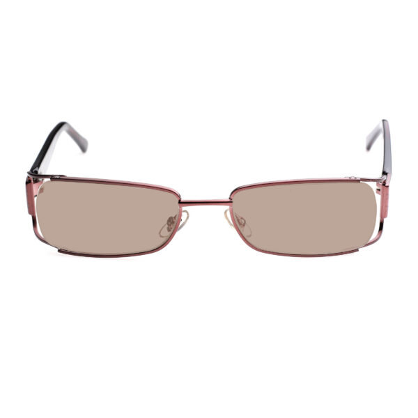Gucci '00s Cherry Red Monogram Rectangular Sunglasses with Brown Lenses - Image 2