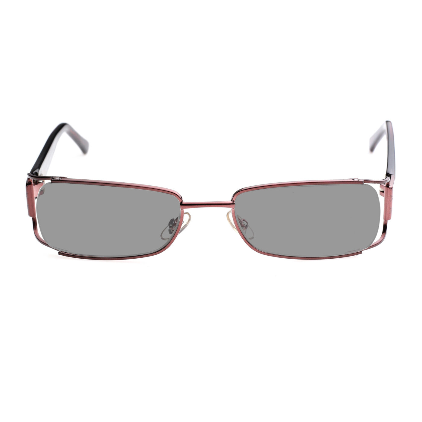 Gucci '00s Cherry Red Monogram Rectangular Sunglasses with Black Lenses - Image 2