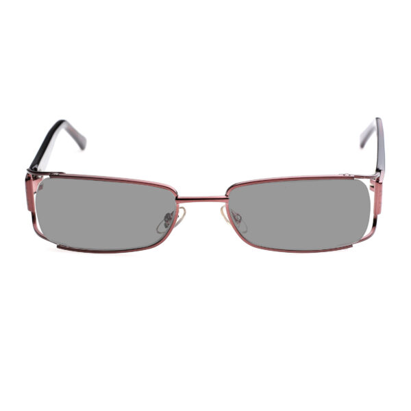 Gucci '00s Cherry Red Monogram Rectangular Sunglasses with Black Lenses - Image 2