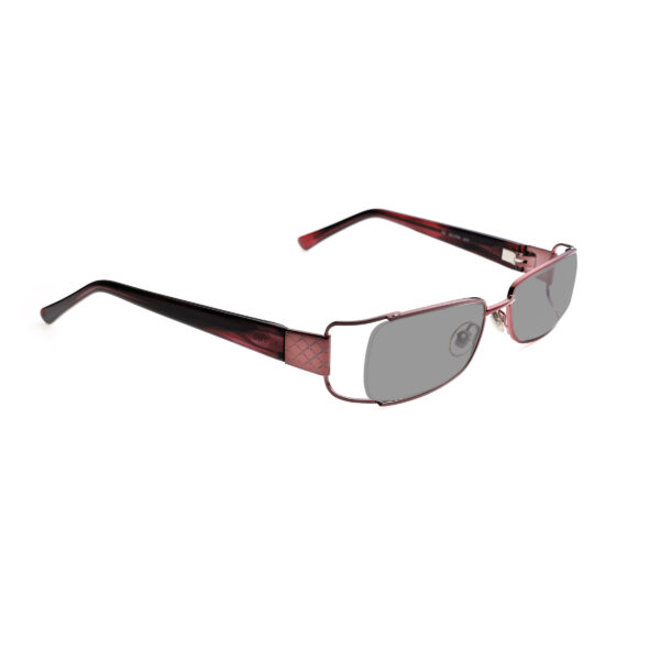 Gucci '00s Cherry Red Monogram Rectangular Sunglasses with Black Lenses