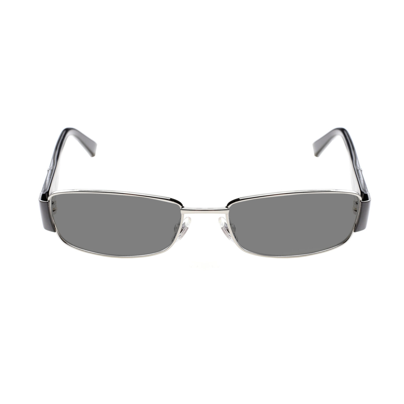 Gucci '90s Black Signature Monogram Rectangular Sunglasses with Black Lenses - Image 2