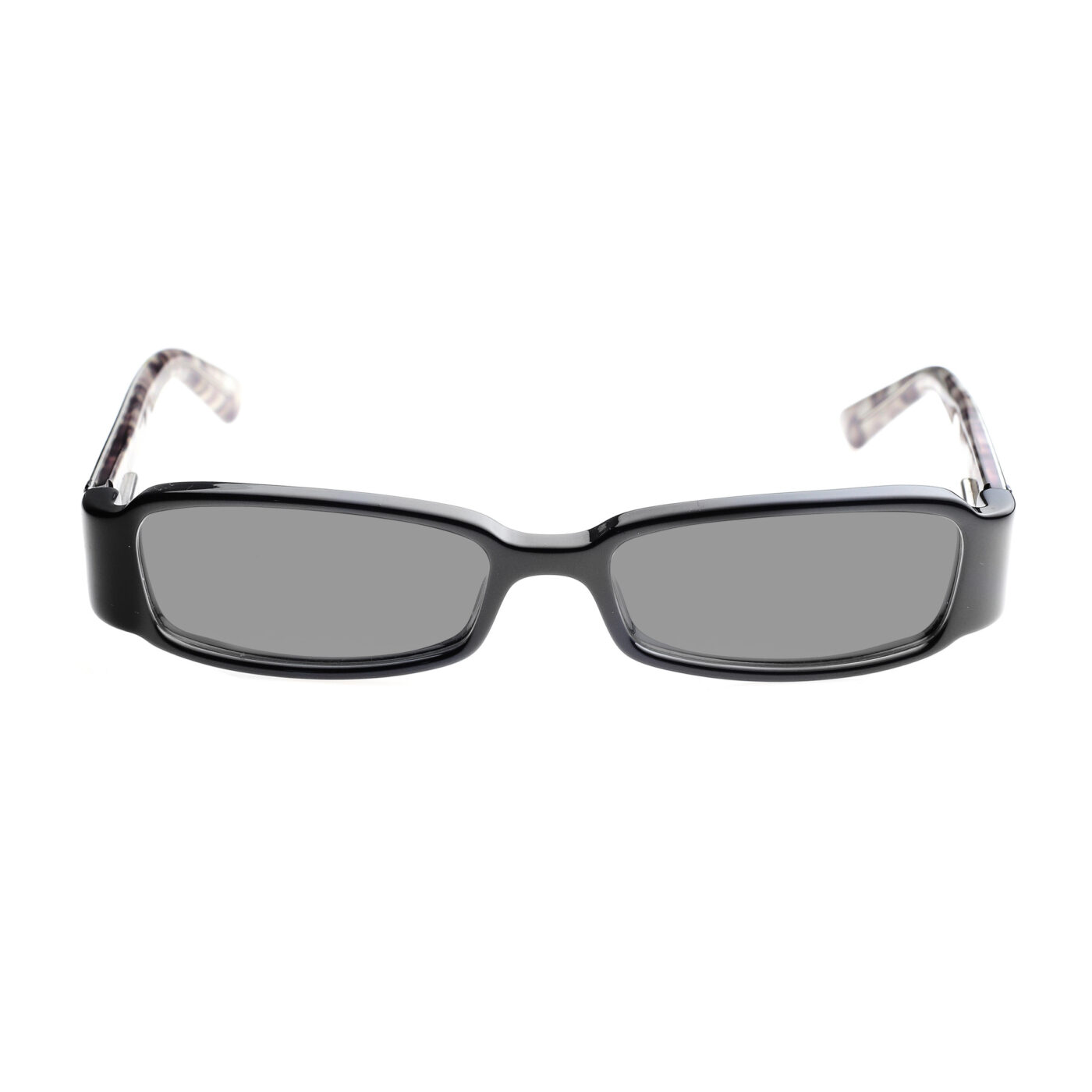 Gucci '00s Graphite Grey Monogram Horsebit Flat Sunglasses with Black Lenses - Image 2