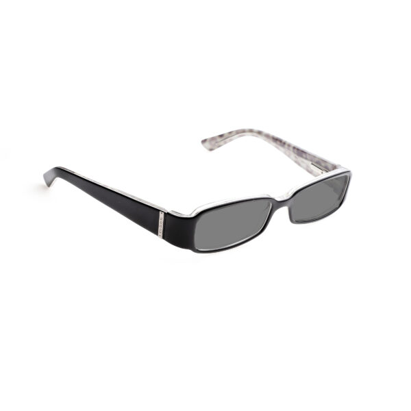 Gucci '00s Black Monogram Horsebit Flat Sunglasses with Black Lenses