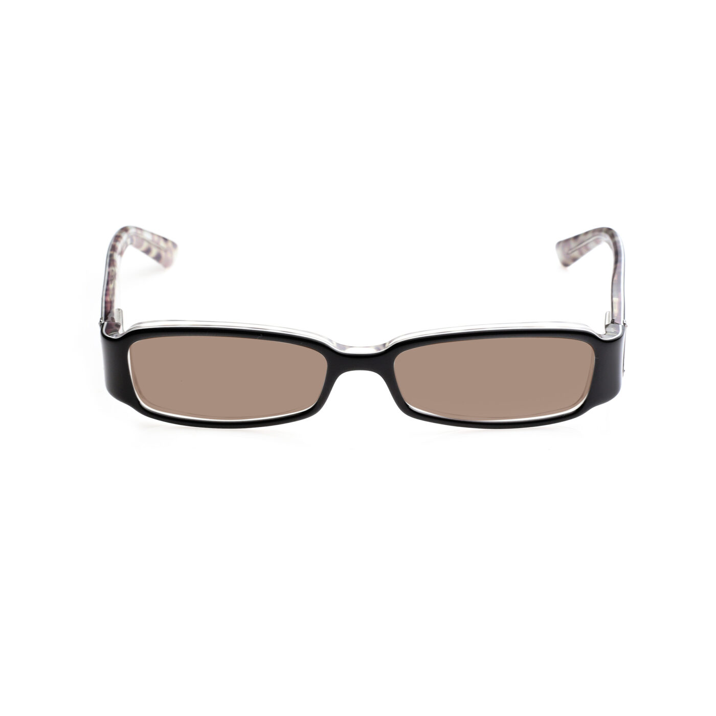 Gucci '00s Black Monogram Horsebit Flat Sunglasses with Brown Lenses - Image 2