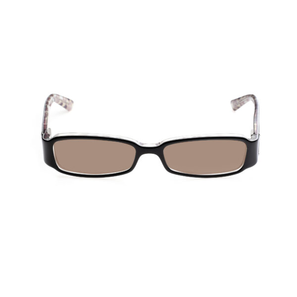 Gucci '00s Black Monogram Horsebit Flat Sunglasses with Brown Lenses - Image 2