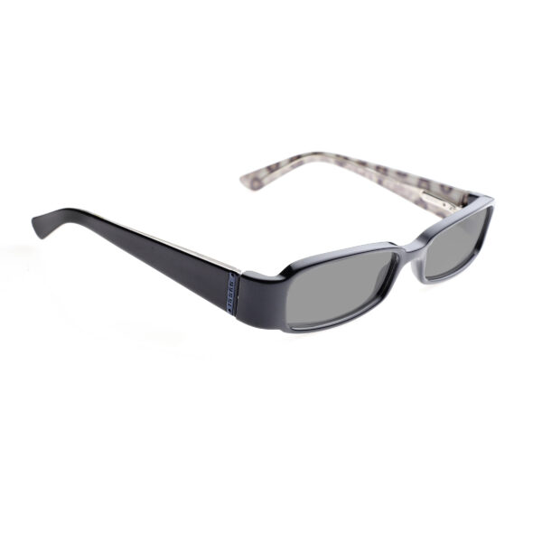 Gucci '00s Graphite Grey Monogram Horsebit Flat Sunglasses with Black Lenses