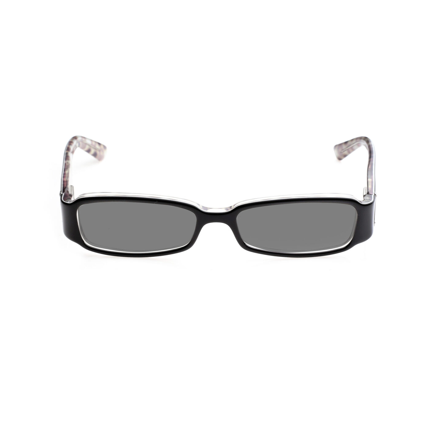Gucci '00s Black Monogram Horsebit Flat Sunglasses with Black Lenses - Image 2