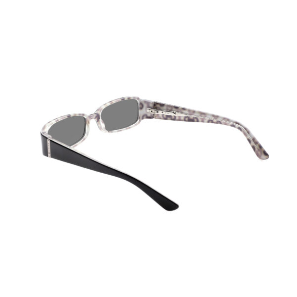 Gucci '00s Black Monogram Horsebit Flat Sunglasses with Black Lenses - Image 4