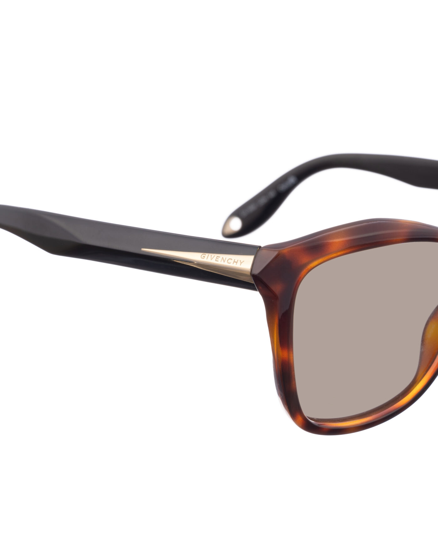 Givenchy 00s Bold Havana Nerdy Sunglasses with Brown Lenses - Image 3